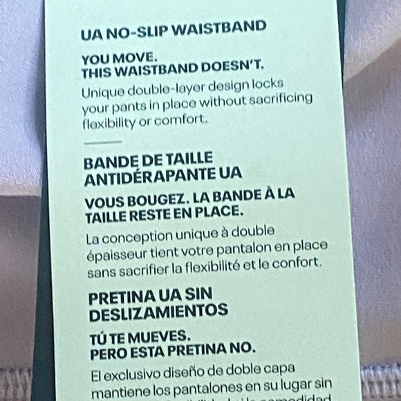 Under Armour lilac high rise, compression, ankle legging. Sz L - Picture 14 of 16